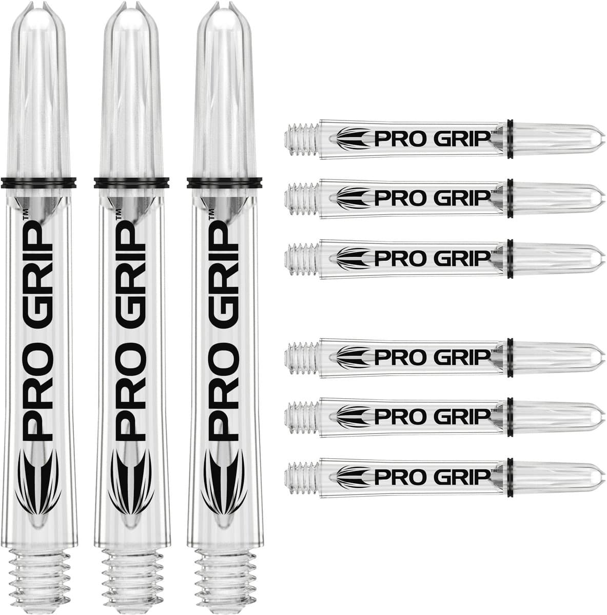 Target Pro Grip 3 Set Clear - Dart Shafts