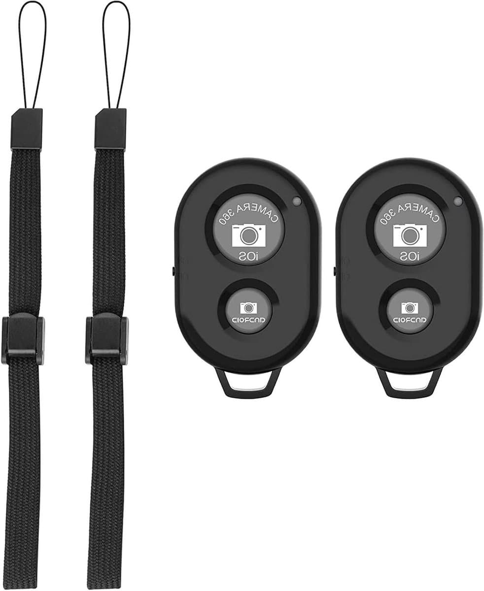 Allecto Plus - Bluetooth Afstandsbediening voor Camera met Polsband - Fotoklikker Compatibel met i-OS en Android - Smartphone en Tablet - Set van 2 Stuks