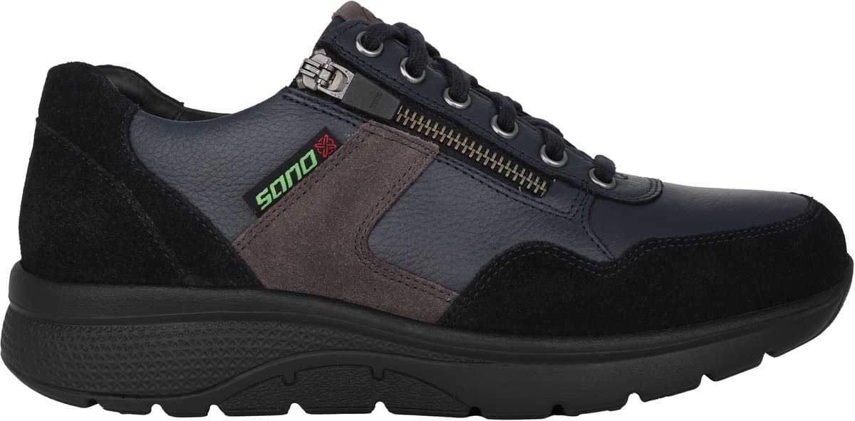 Mephisto Sano Amory - heren rollende wandelsneaker - Blauw - maat 44 (EU) 9.5 (UK)