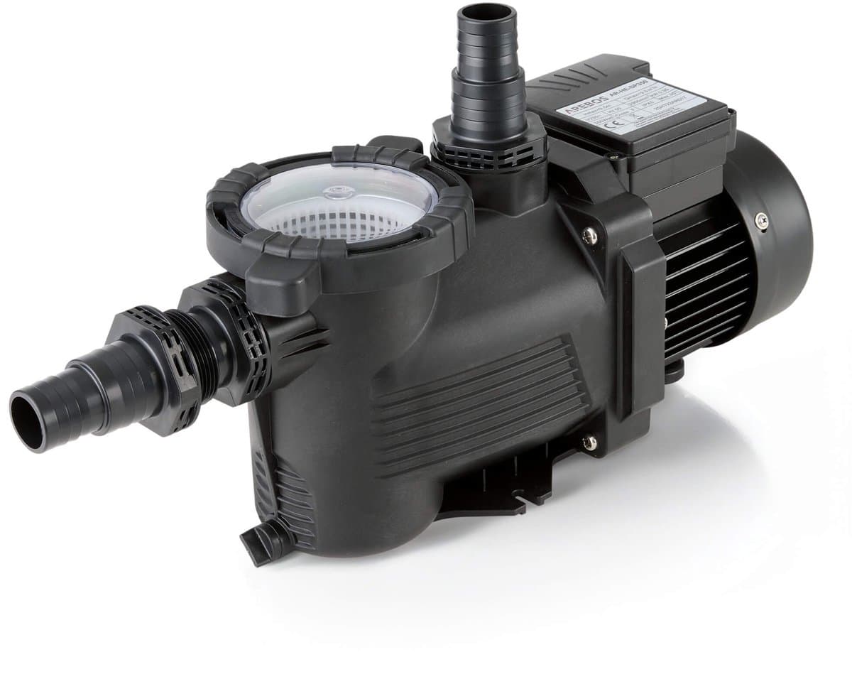 AREBOS Zwembadpomp met voorfilter zandfilterinstallatie krachtig 350W 9500 l/u