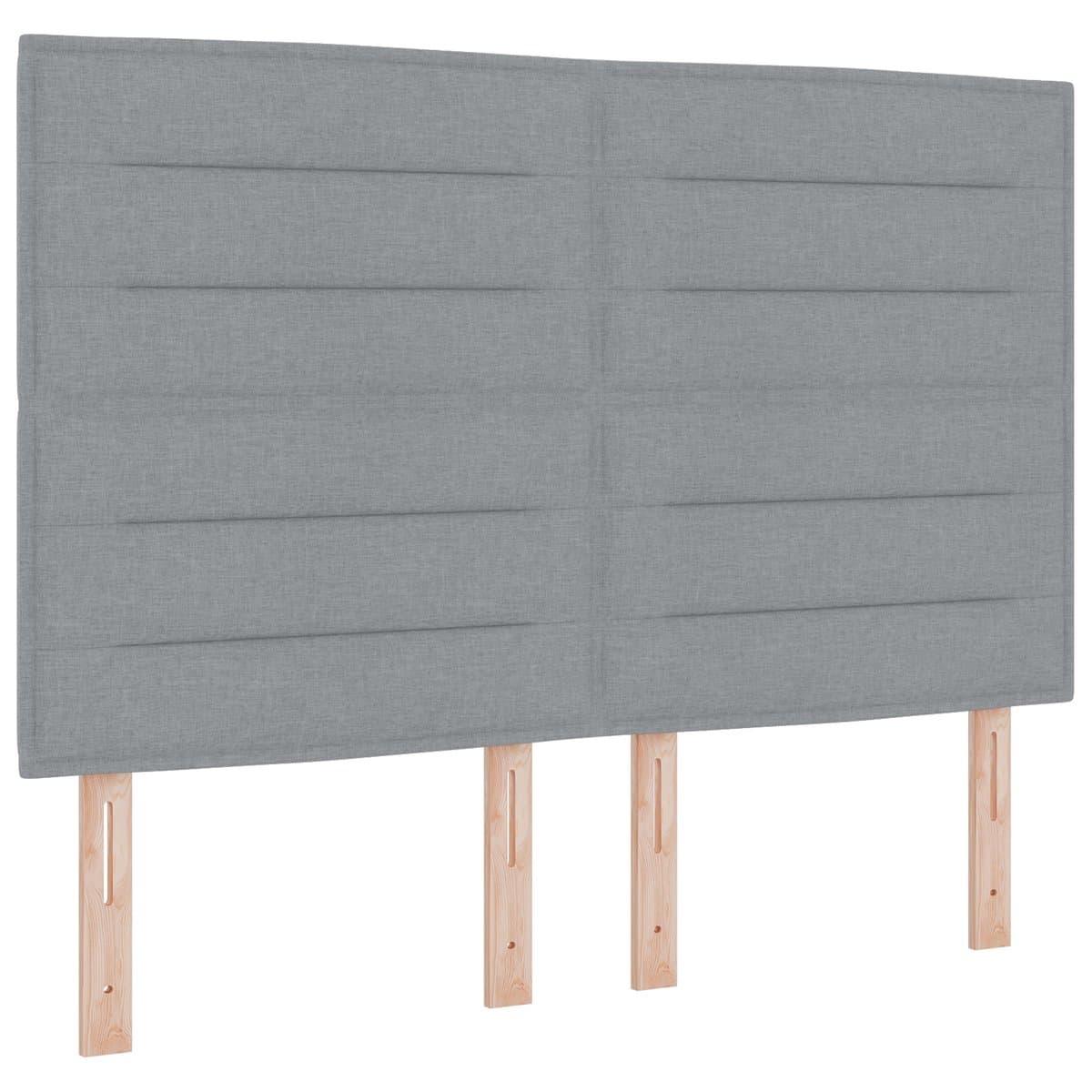 vidaXL - Boxspring - bed - met - matras - Lichtgrijs - 200 - x - 160 - cm - Stof