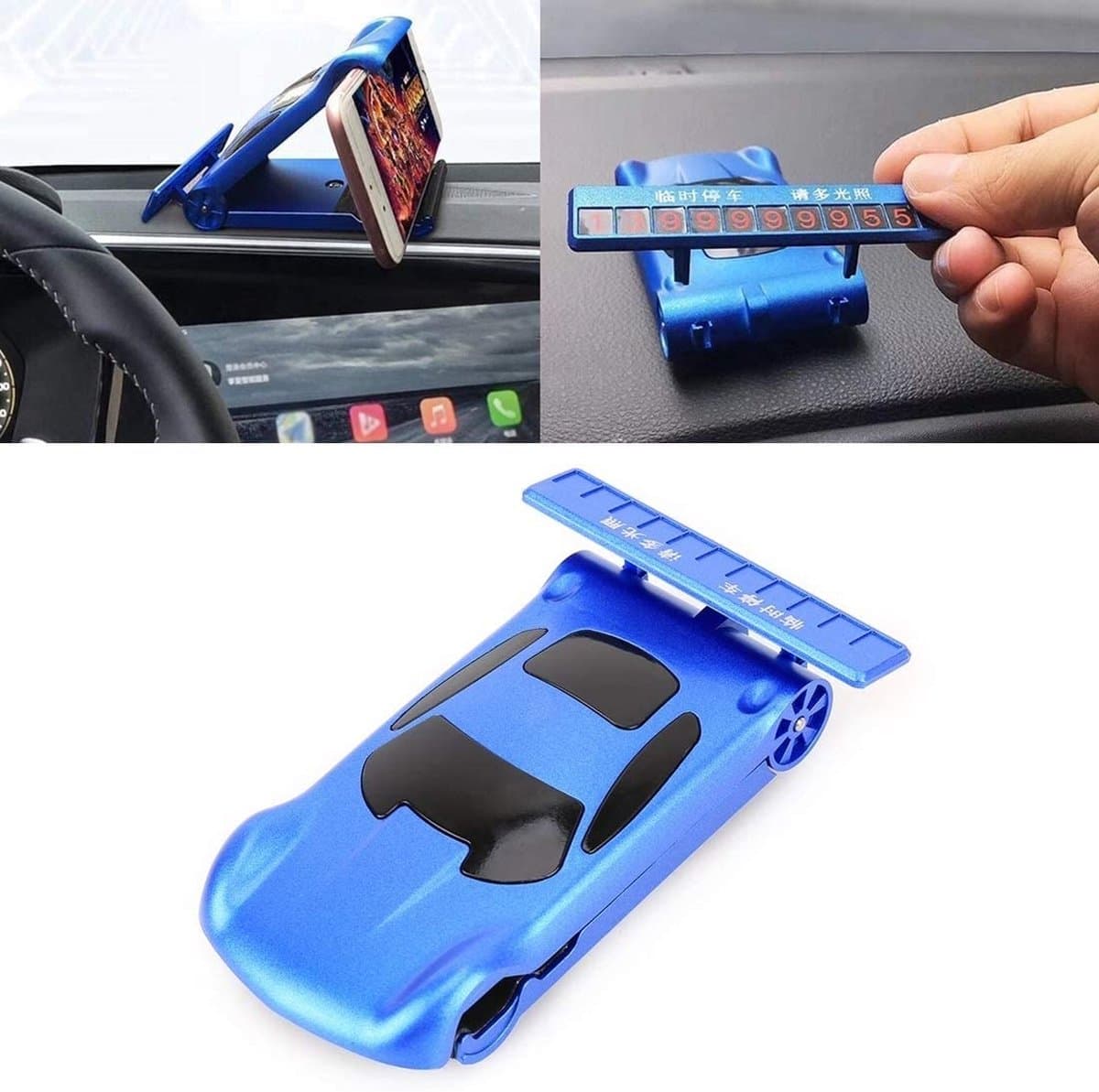Dashboard Telefoonhouder - Multifunctionele LB-443 Auto Mobiele Telefoon Houder 3M Plak Sticker