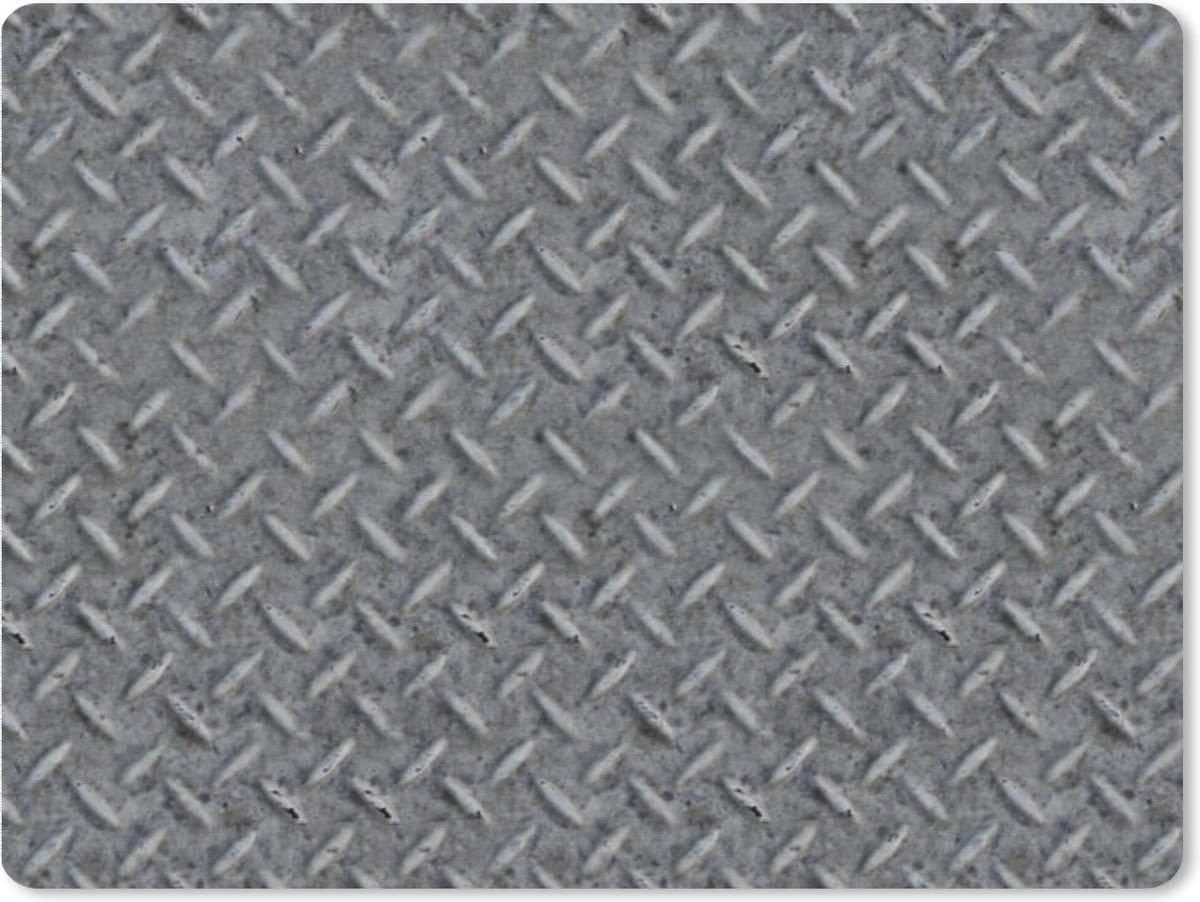Muismat XXL 80x60 cm - Bureau onderlegger - Bureau mat Staal - Roest print - Industrieel - Patroon - Bureaumat - Gaming mousepad xl - Bureaulegger groot - Computer deskmat