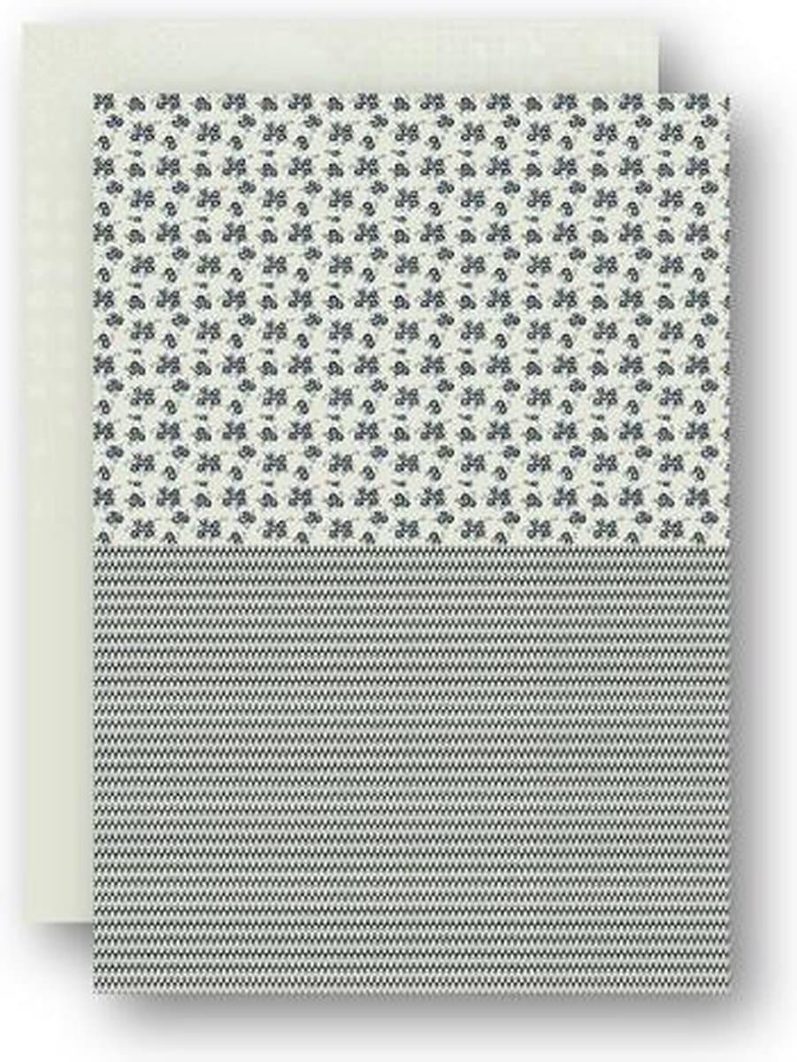 NEVA060 Nellie Snellen Background decoupage sheet A4 - 5 achtergrondvellen - papier flowers - zwart wit grijs - bloemen