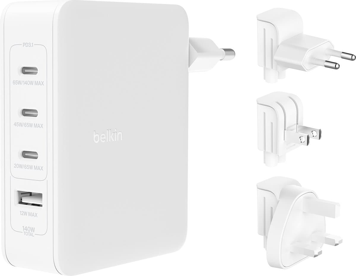 Belkin 140W Oplader 4 Poorten