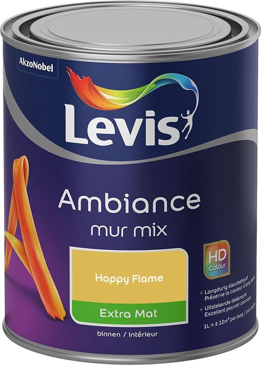 Levis Ambiance Mur Extra Mat Mix Happy Flame 1 L