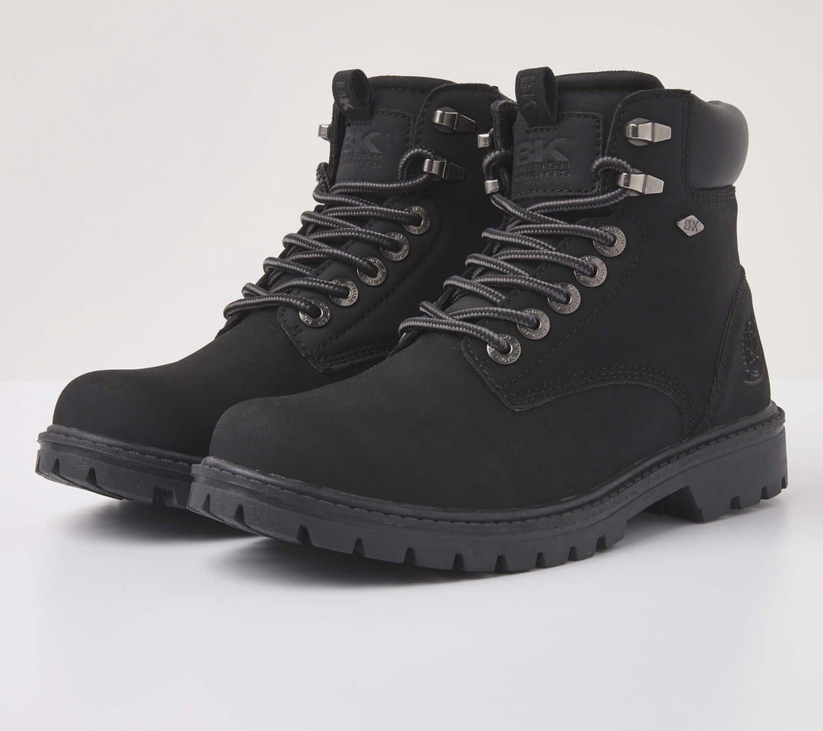 British Knights - Secco Dames Veter Boot - Maat 39 - Zwart - Vrouwen Schoenen