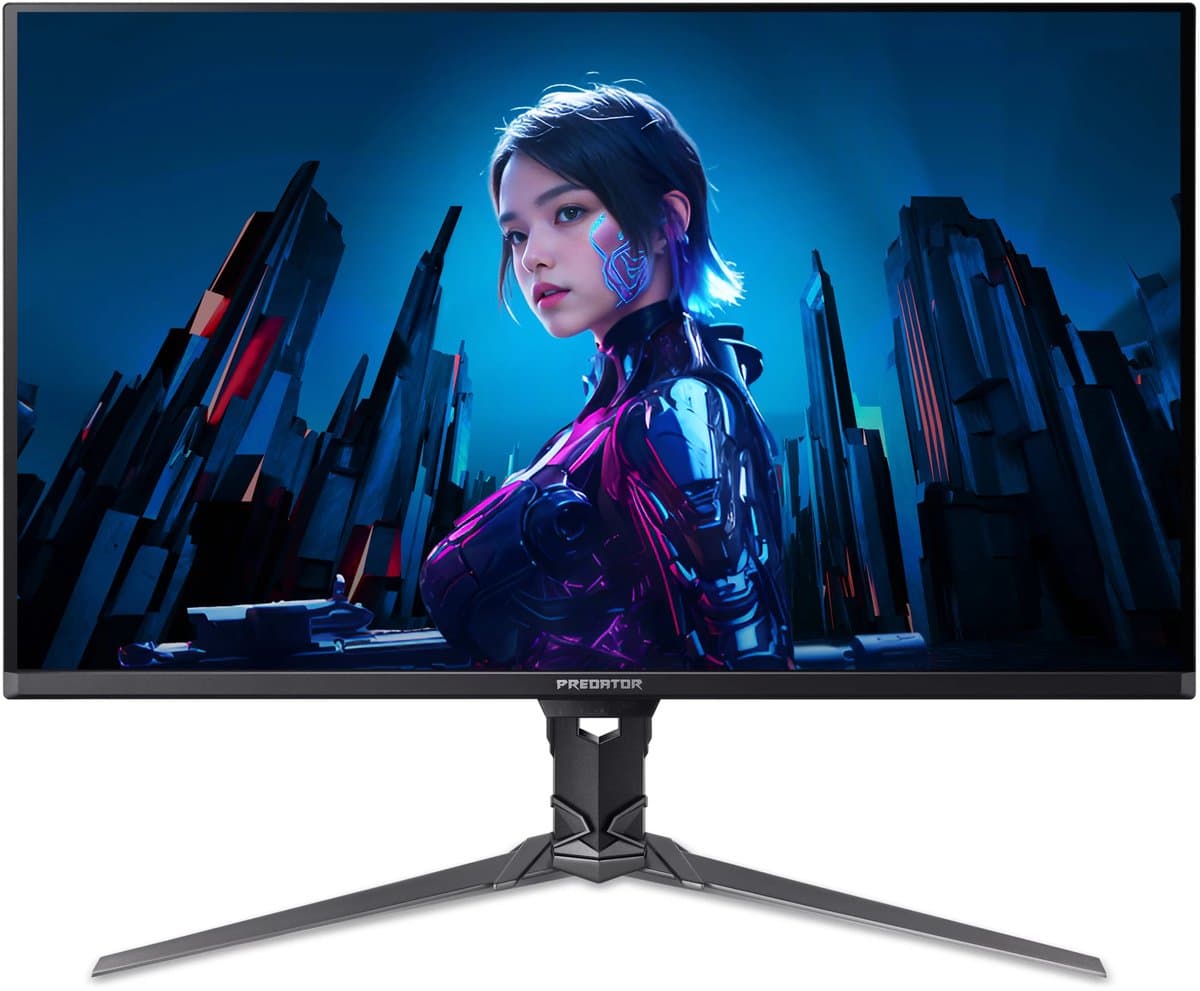 Acer Predator X32 X5 X32X5bmiiphuzx computer monitor 80 cm (31.5") 3840 x 2160 Pixels 4K Ultra HD QD-OLED Touchscreen Zwart