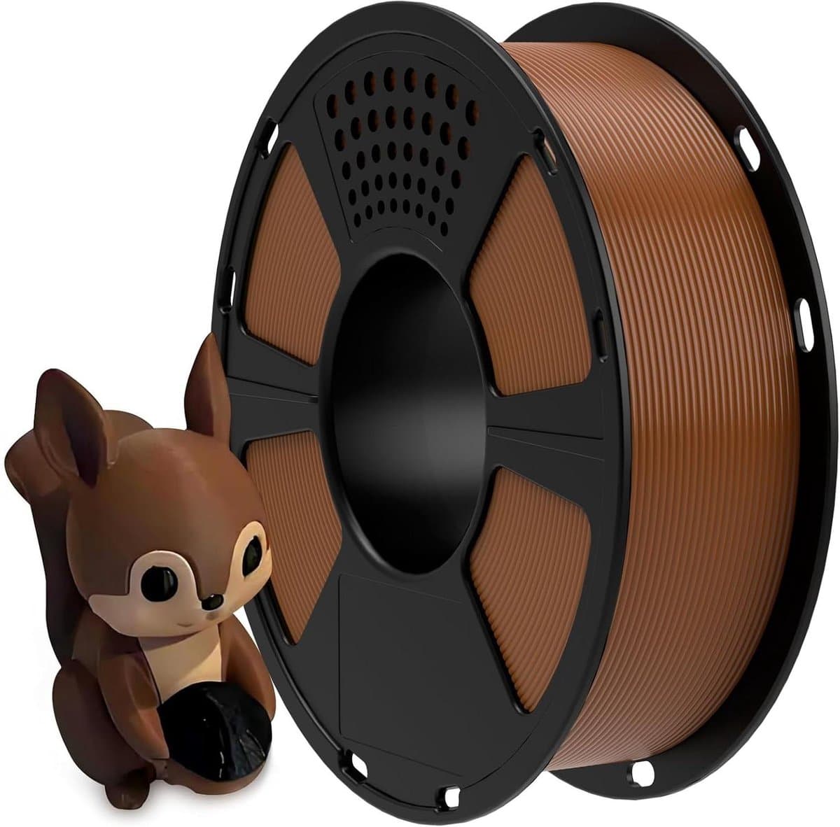 PLA Filament - 3D Printer Draad - 3D Printen - Hoge Vloeibaarheid - 1.75 mm 1 kg - Bruin