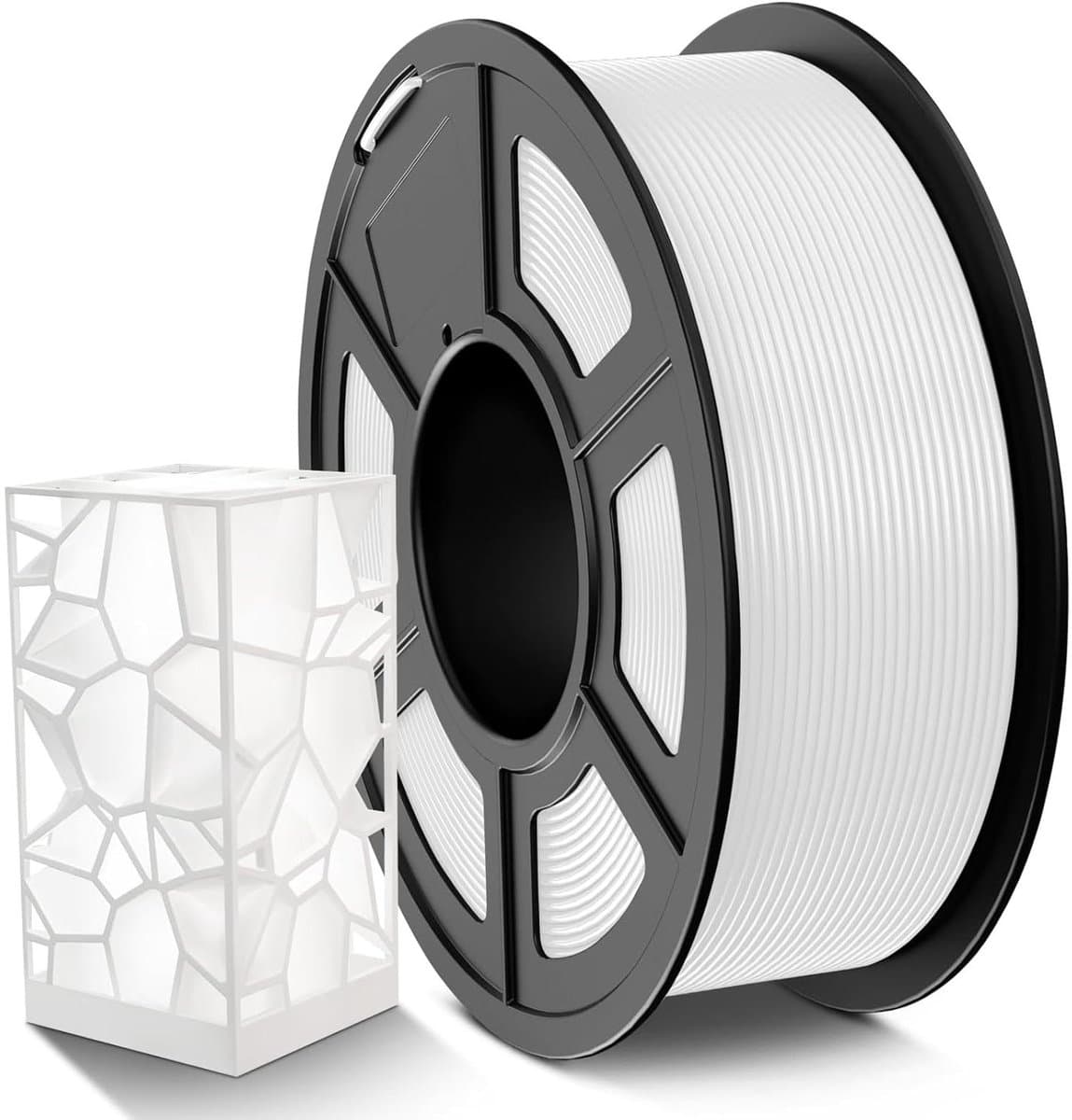 3D Printer Filament - PETG Filament - 3D Printen - Hoge Taaiheid - 1KG Spool - Wit