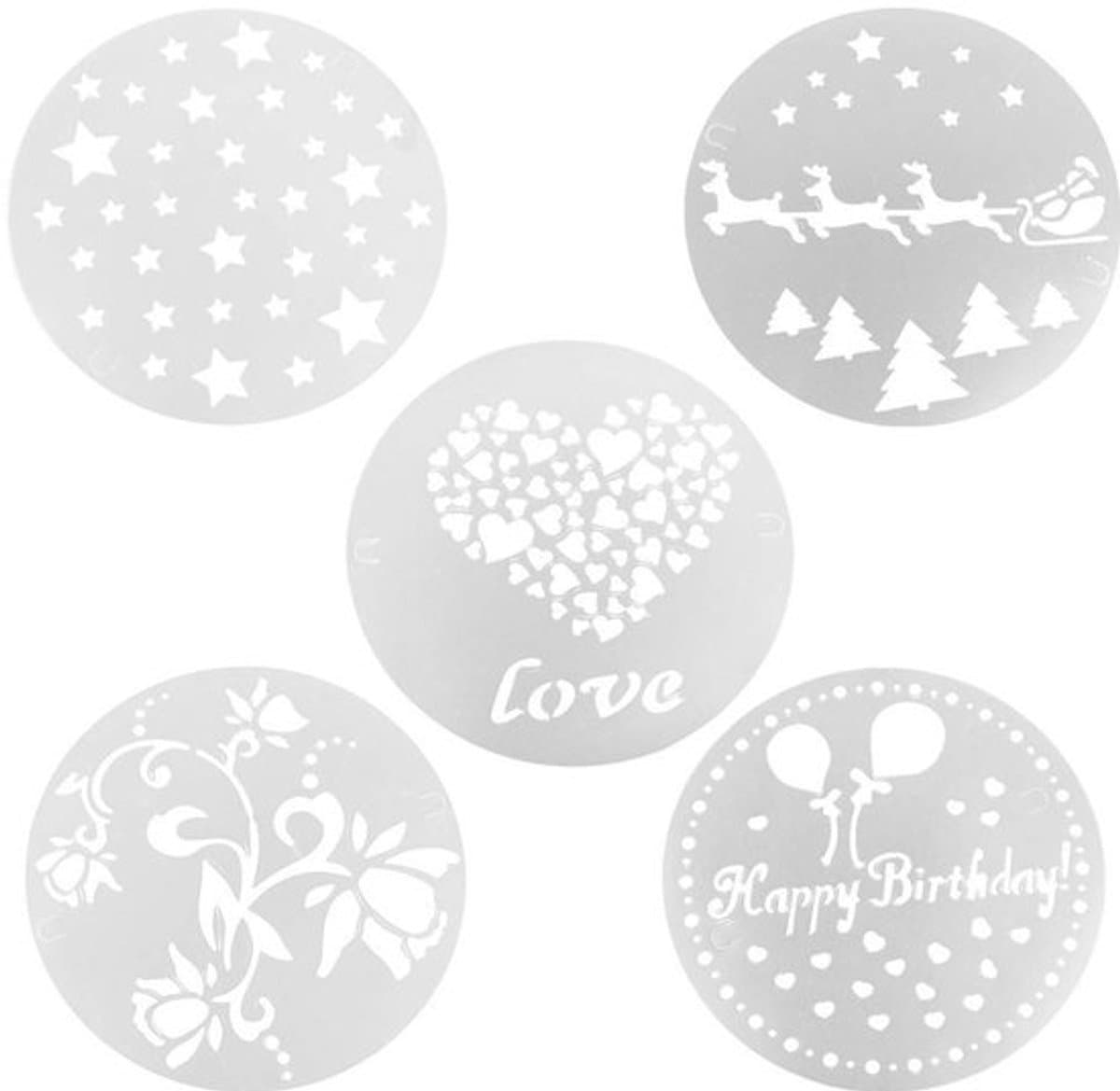 Aladdien - Cake Stencil Kit - Taart Decoratie Tools - Herbruikbaar en gemakkelijk
