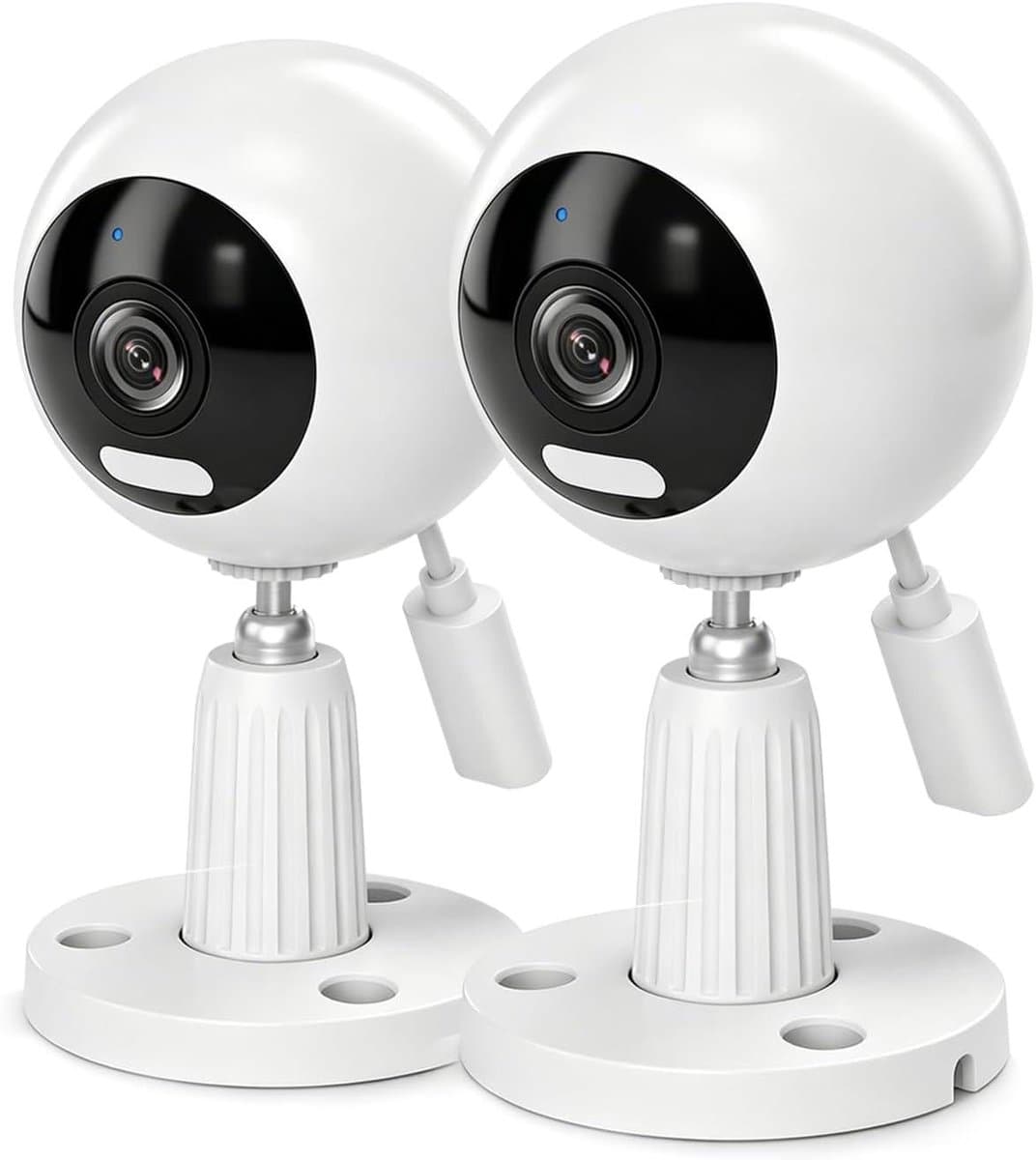 Beveiligingscamera Binnen Buiten - Wifi Camera - Huisbewaking - Automatische Zoom Beweging - IP66 Waterdicht - Wit