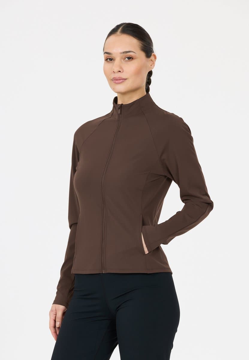 Vrouwelijke full zip hoodie Athlecia Emarri