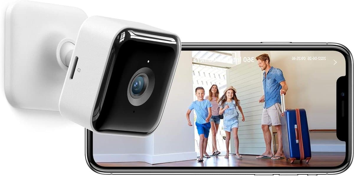 Beveiligingscamera Binnen - WIFI Camera Huis - Huis Bewaken - Verbeterde Nachtvisie - 3MP Resolutie - Wit
