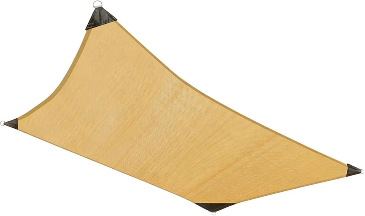 Zonnescherm Luifel - Schaduwdoek Tuin - Buiten Ontspannen - UV-blokkerende Mesh - 3x2 meter - Beige