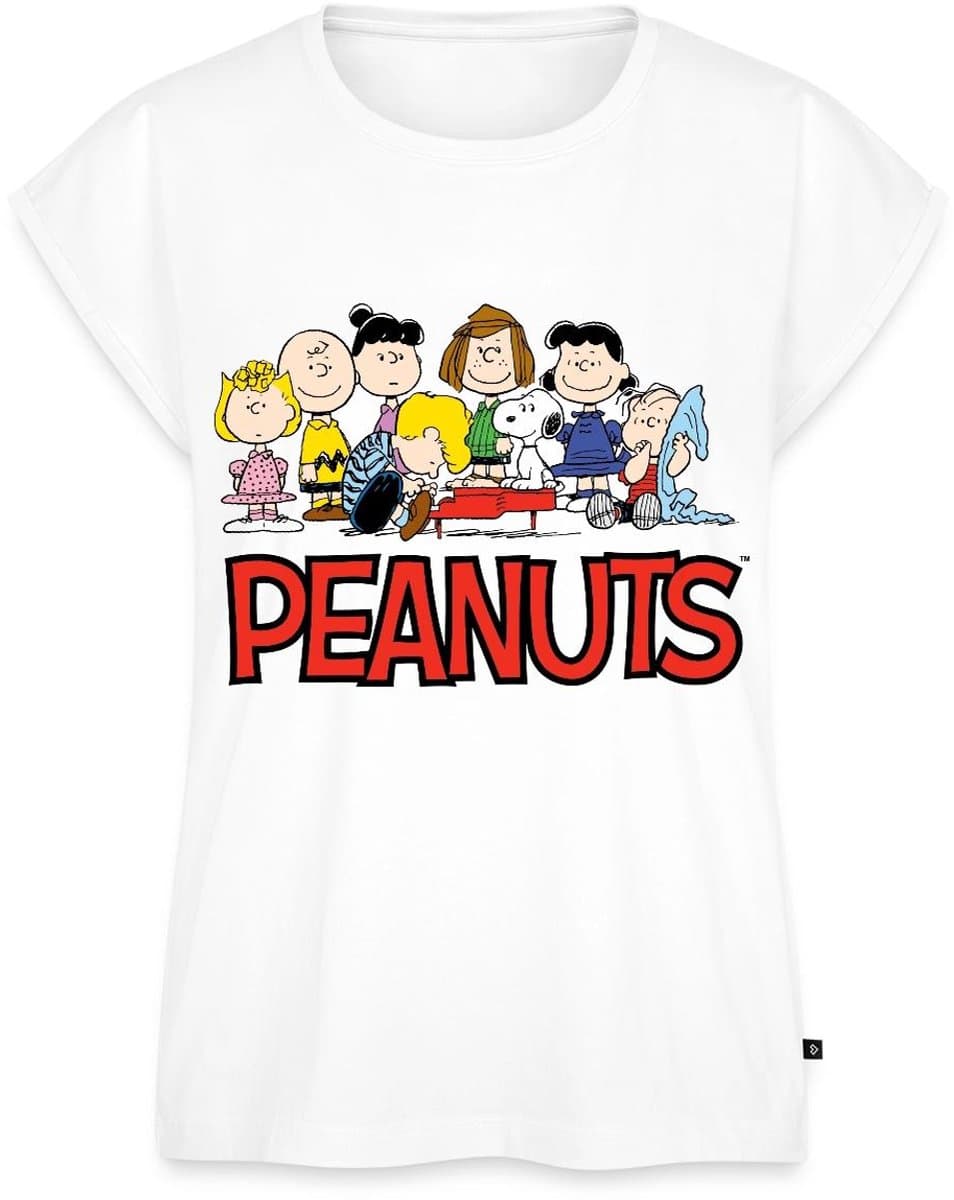 Peanuts Snoopy Charlie Brown En Vrienden Vrouwen Premium Bio Top