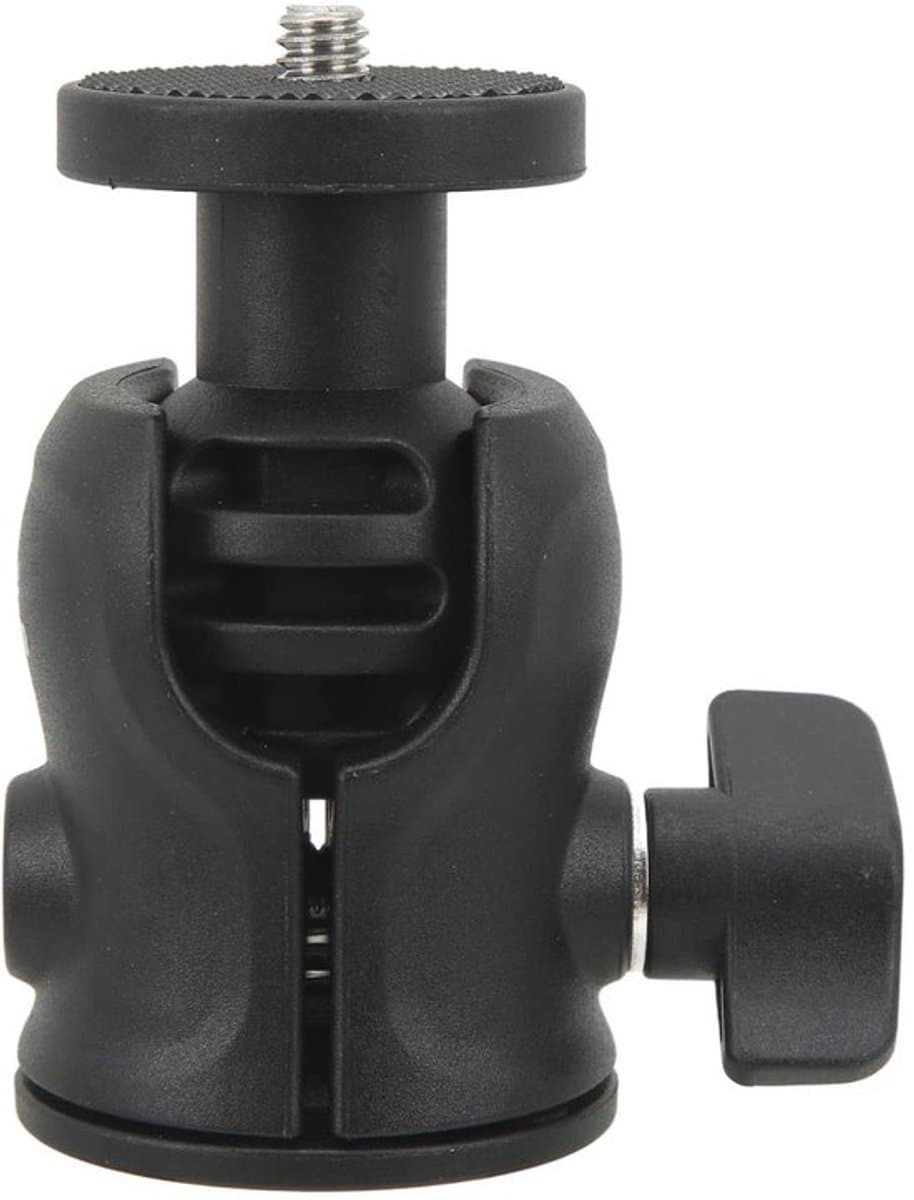 Draaibare Statiefkop 360 Graden met Mini Kogelkop Adapter