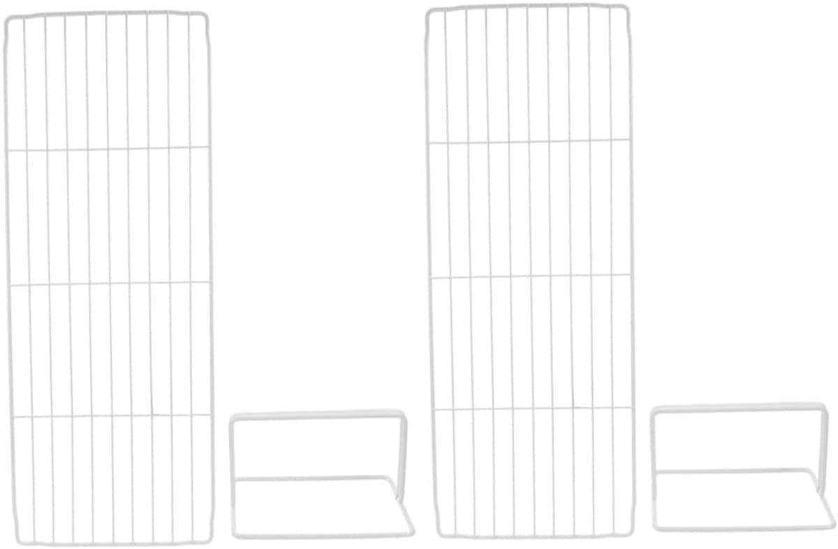 Diepvries Organizer - Koelkast Scheidingswand - Efficiënte Opslag - Geventileerd Gaas - 17x46cm - Wit