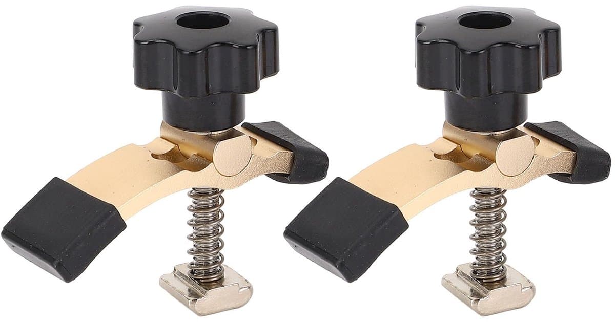 Dailygoods Retaining Clamp - Aluminium Drukplaat Klem - Sterke Duurzaamheid - 65mm Lengte - Perfect voor Router en Boormachine - Ideaal voor 301...