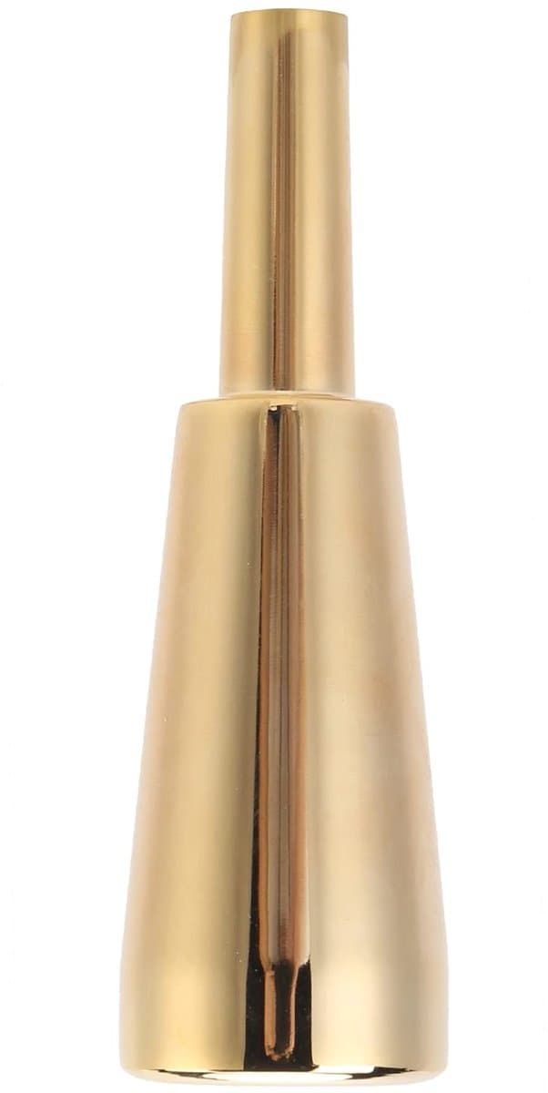 Dailygoods - Trompetmondstuk - Verzilverd Bb-trompet - Langdurige Glans - Goud - Praktisch en Eenvoudig - Geschikt voor Standaardluidsprekers - Messing