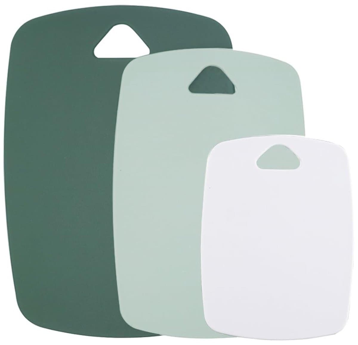 Dailygoods- Snijplankenset 3-delig - Kunststof - Vaatwasmachinebestendig - BPA-vrij - Duurzaam - Veilig voedselgebruik - Snijplanken