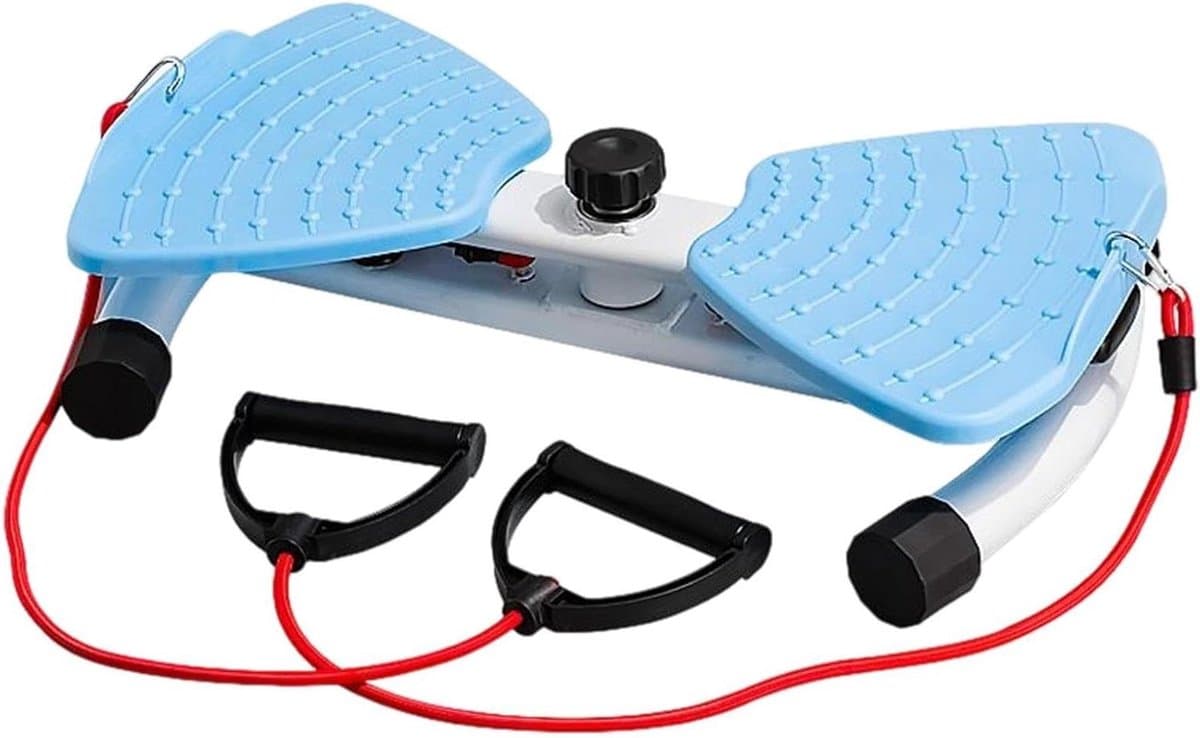 Buikspieren Twist Bord - Draaiplank Coretrainer - Buikspieren Trainen - Antislip Ontwerp - 136 kg Gewicht - Blauw