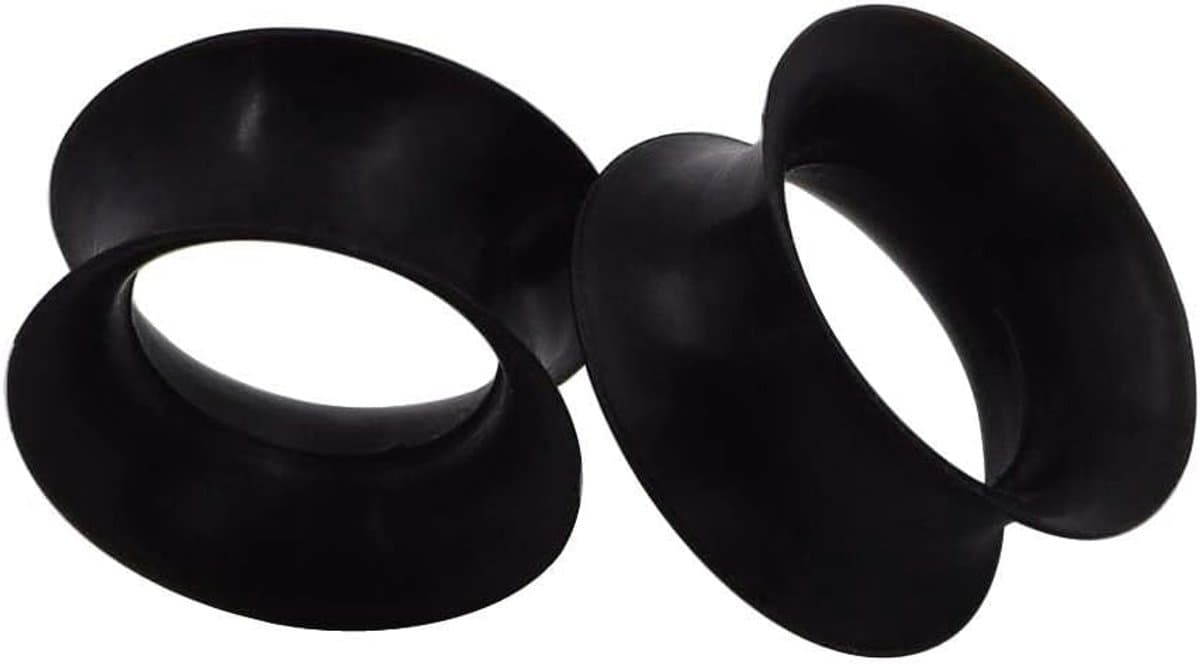 Plug Silicone, tunnel 4-25MM siliconen hoepel oor expander set piercing sieraden, Siliconen, Geen Edelsteen