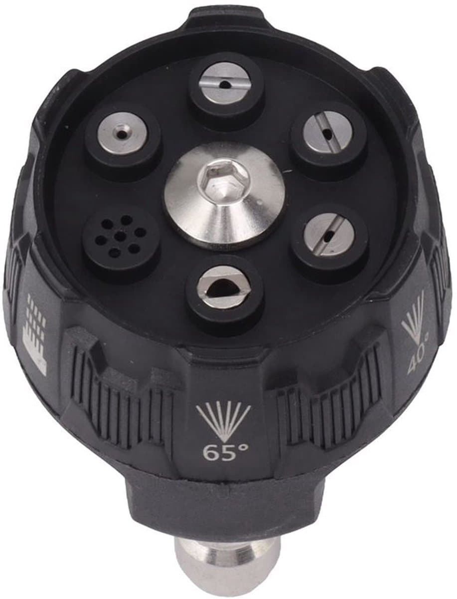 SPHProducts - Hoge Druk Spuitkop - Multifunctioneel - Verwijderbaar Filter - Zwart
