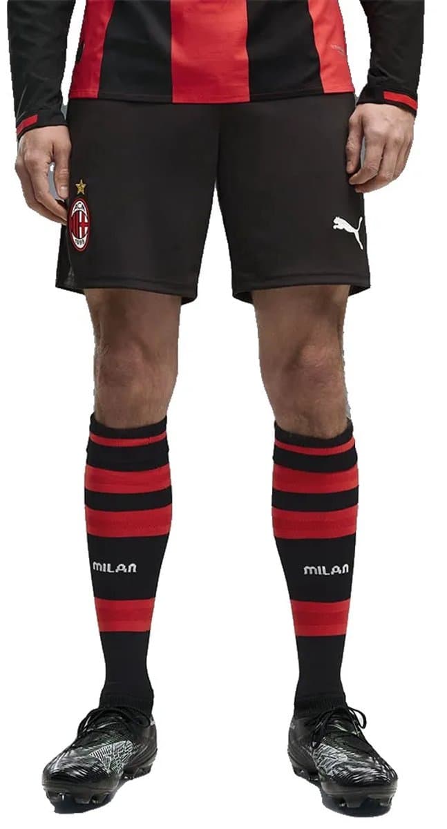 Puma Ac Milan 26/27 Replica Thuis Korte Broek Zwart M Man