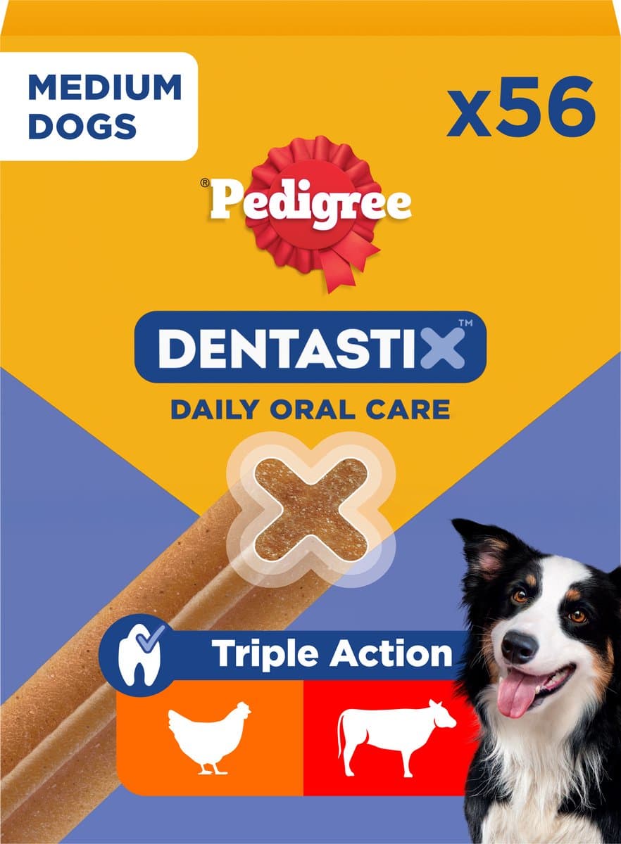 Pedigree Dentastix Medium multipack 56 stuks 1,44 kg