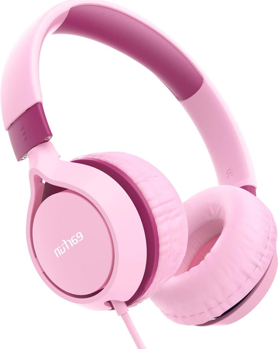 Kinderhoofdtelefoon - Opvouwbare Koptelefoon - Veilig Luisteren - 85 dB Volumelimiet - 118 Gram - Blauw