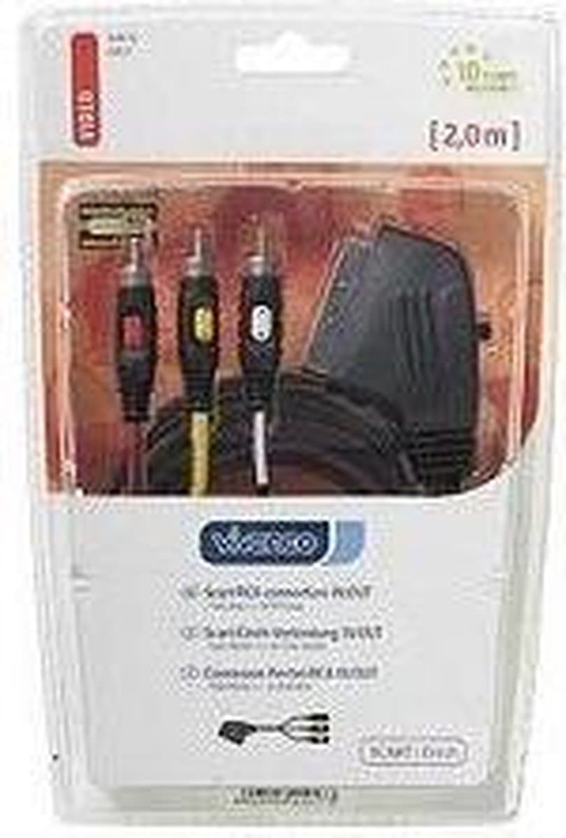 Vivanco 9/84-N Scart/RCA Cinch IN/OUT Kabel 2M