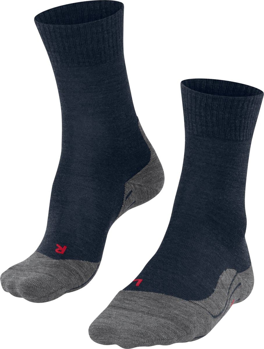 FALKE TK5 Wandelsokken anti blaren, lichte padding merinowol sportsokken dames blauw - Maat 37-38