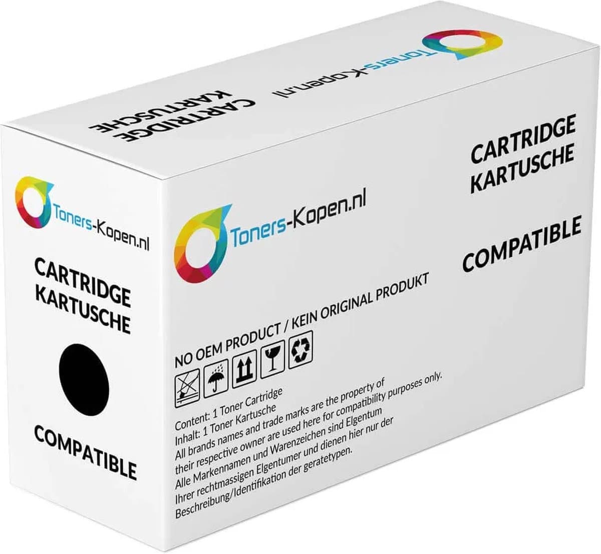 Oki 44574702 Zwart 3000pag - Huismerk Compatible - B411D B411DN B431D B431DN B431DN Plus MB461 MB471 MB471w MB491 MB491 Plus - 44574702 compatible 44574702 alternatief - Oki inktcartridge