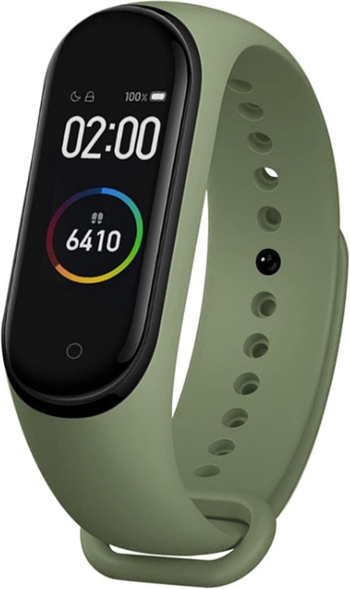 Kiraal Nova - Stappenteller - Activity Tracker - Temperatuurmeter - Bloeddrukmeter - Hartslagmeter - Smartwatch - Horloge - Heren - Dames - Nederlandse Handleiding - Legergroen