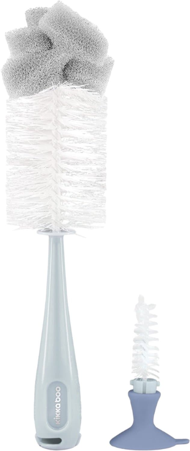 Kikkaboo Flessenborstel 2 in 1 Blauw