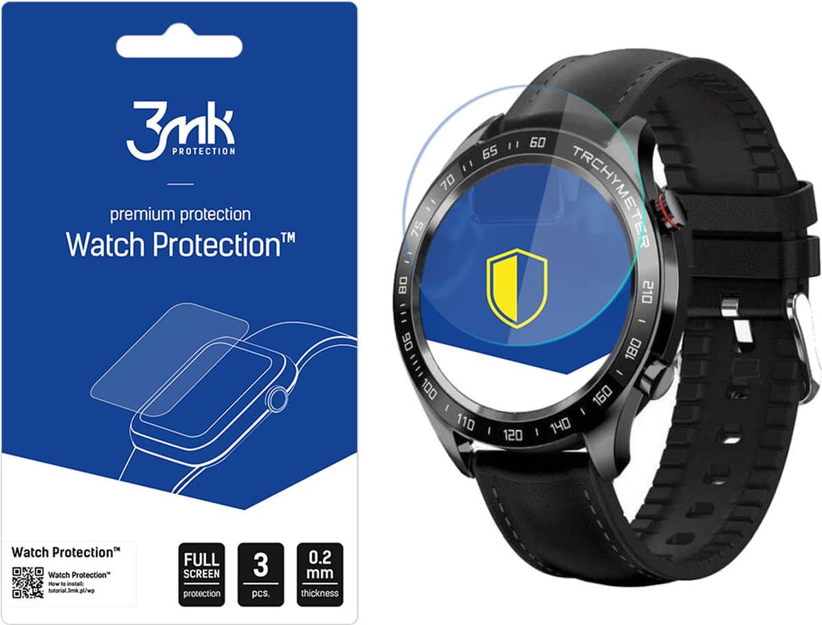 Smartwatch Pacific 21-3 - 3mk Watch Protection v. FlexibleGlass Lite
