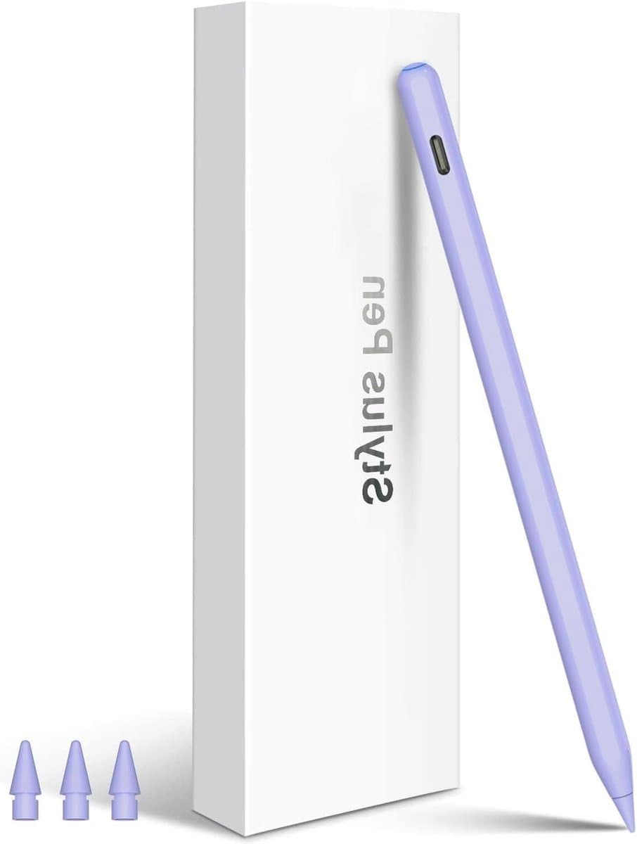 Palm Rejectie Potlood 2e Generatie voor iPad - Draadloos Opladen - Met Kantelfunctie - Compatibel met iPad Air 4/5, iPad Mini 6, iPad Pro 11"/12.9"