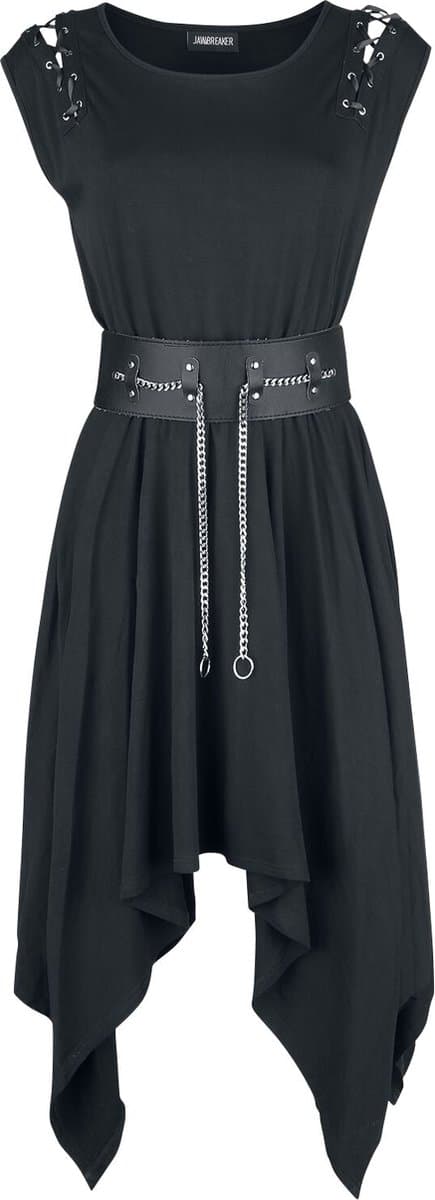 Jawbreaker Vampire Midi Dames Midi-jurk - zwart - 3XL