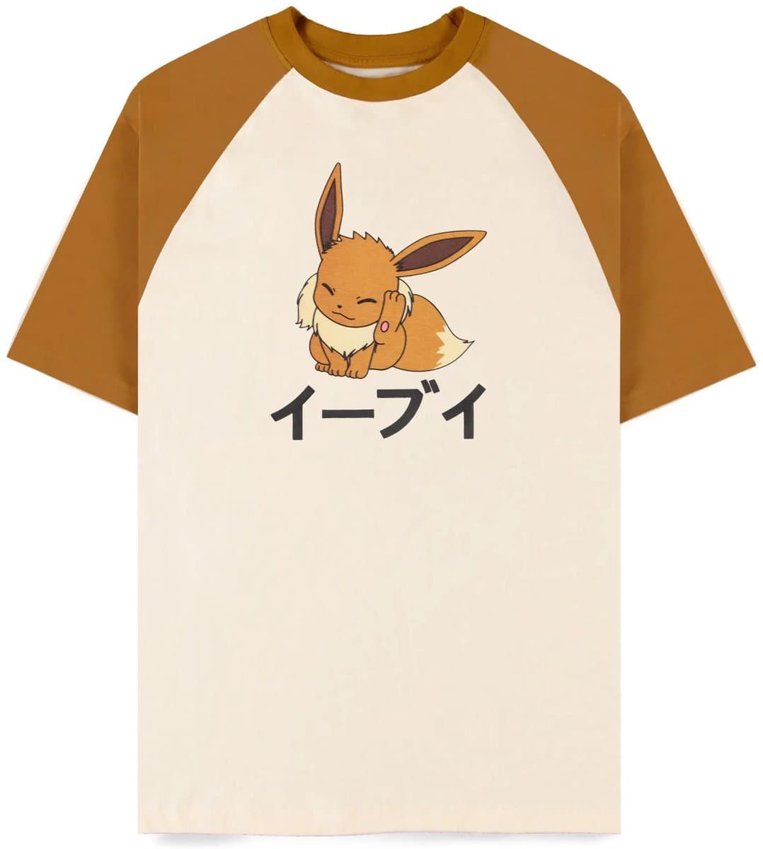 Pokémon Evoli - Oversize Heren Oversized T-shirt - bruin - M
