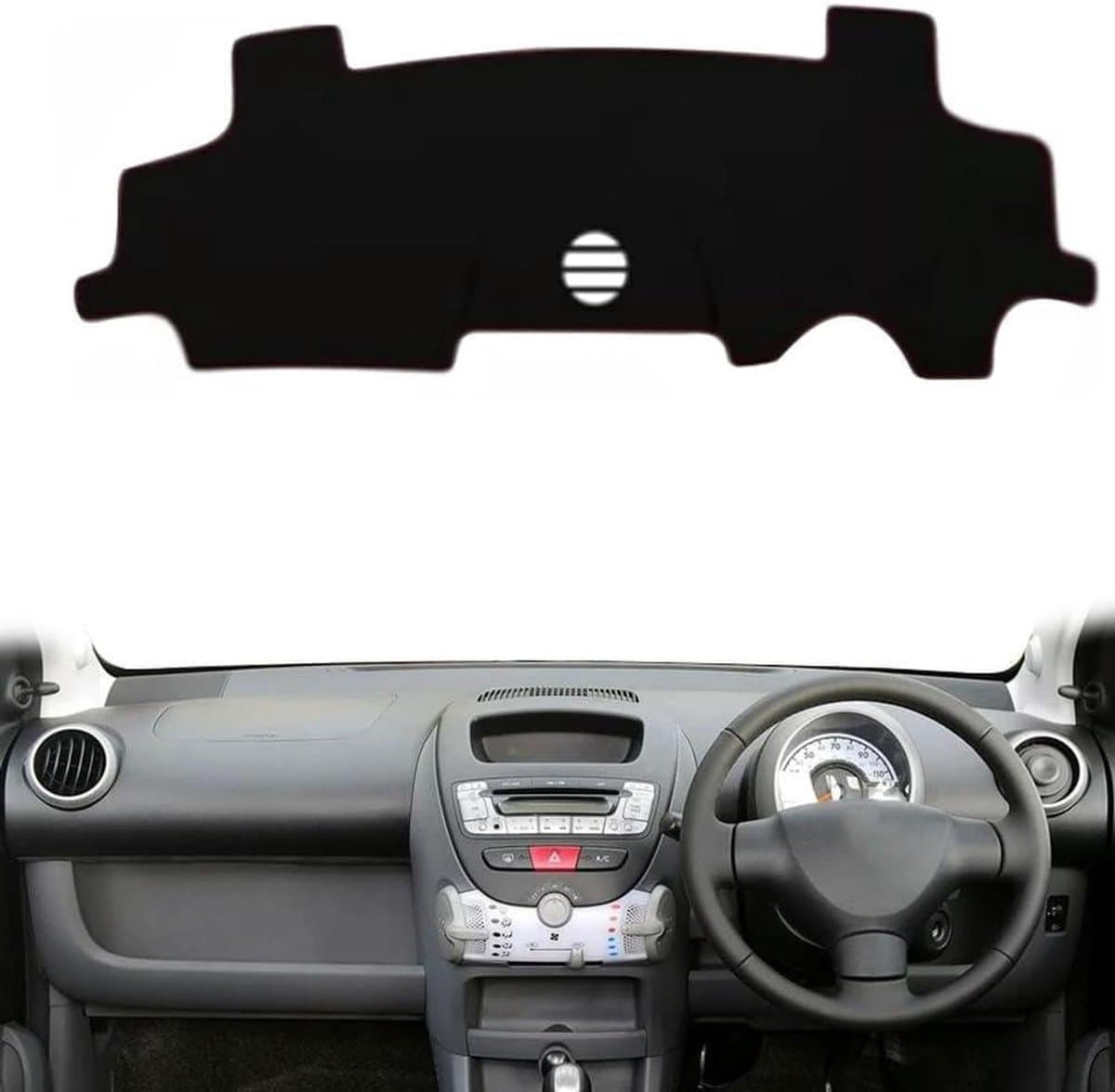Dashboard Mat - Beschermhoes Middenconsole - Auto Beschermen - Aangepast Ontwerp - 4064 cm - Zwart