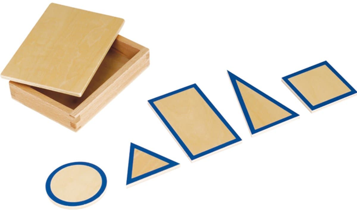 Eduplay Montessori geometrische basisvormen in box - educatief speelgoed.