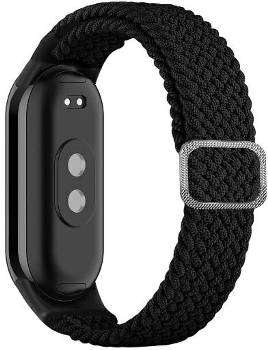 Beline Textile Serie - Smartwatch Band - Mi Band 9 - Zwart - Tekstiel
