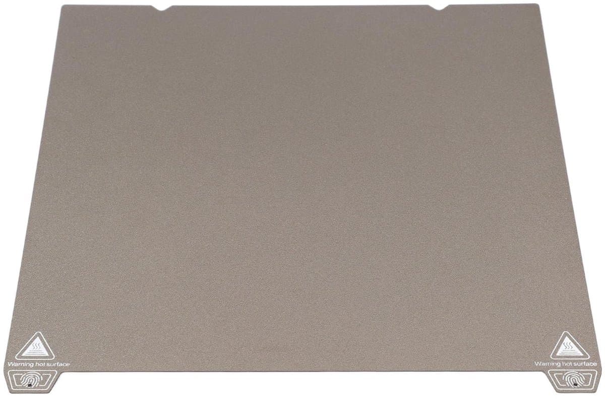 Solidchoice - Dailygoody - 3D-printer Verenstaal Bouwplaat - Dubbelzijdig Printbed - Flexibel Blad - 310 x 315 mm - Hoge Hechting - Geschikt voor Ender 3 S1 Plu...