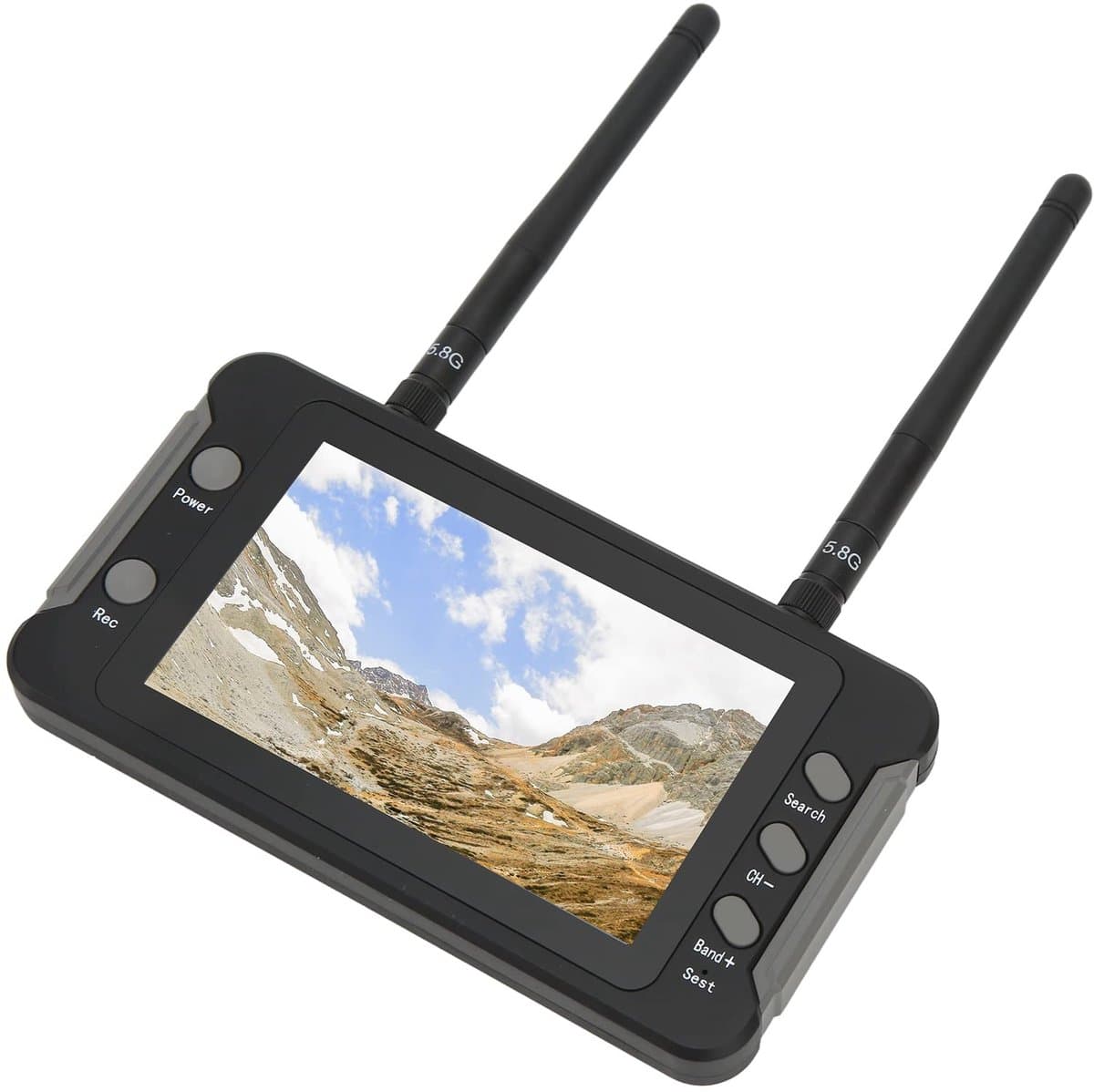 Solidchoice - Dailygoody - FPV-ontvangermonitor - 4,3 Inch - DVR-functie - 5.8GHz - Voor RC Drone - Quadcopter-monitor - Geschikt voor FPV-drone