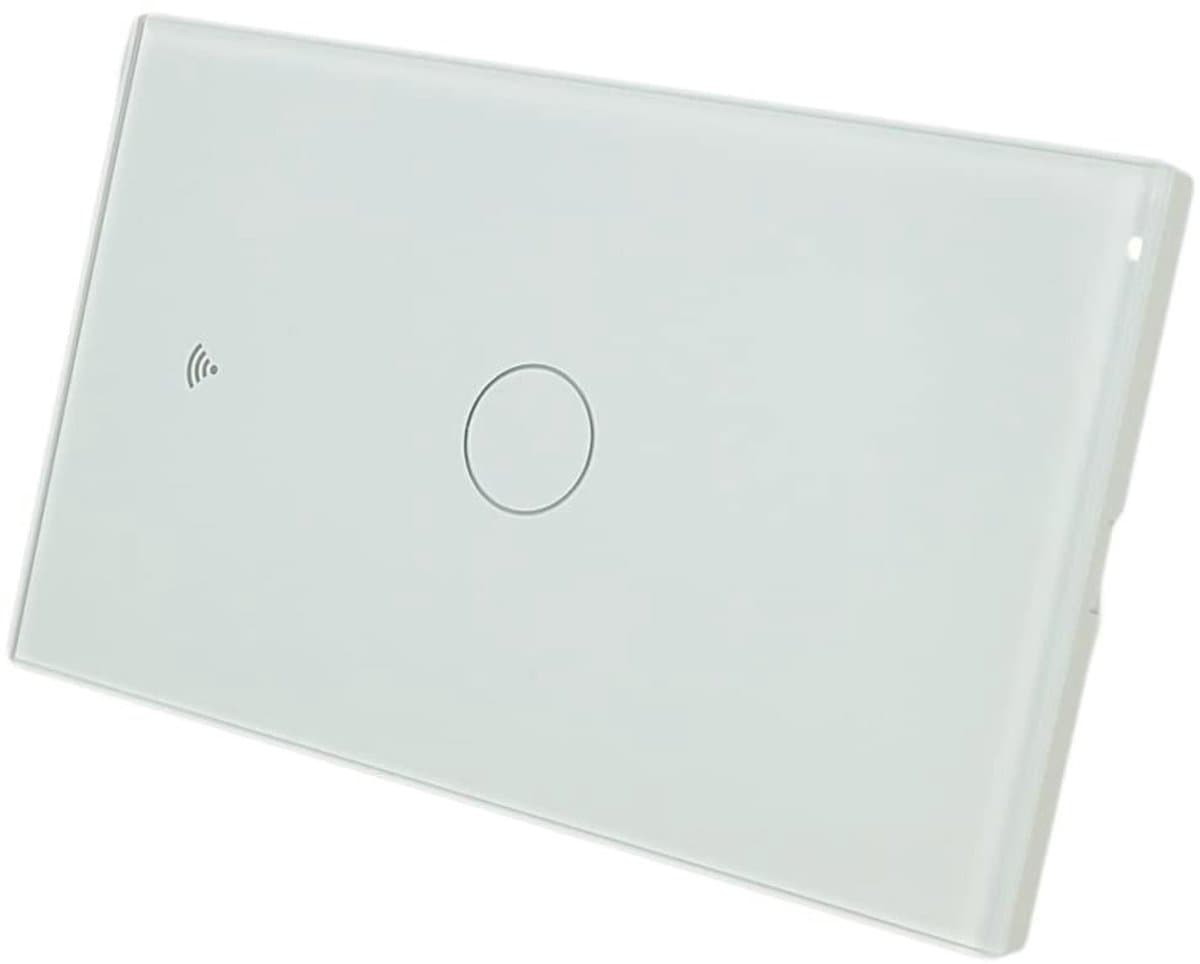 Slimme Wandschakelaar - Touch Schakelaar - Huis Automatisering - 3-in-1 Functionaliteit - 120 x 72 mm - Wit