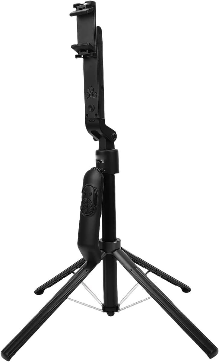Gezichtsherkenning Statief - Selfie Stick - Video Opnemen - Automatische Rotatie - 183 cm - Zwart