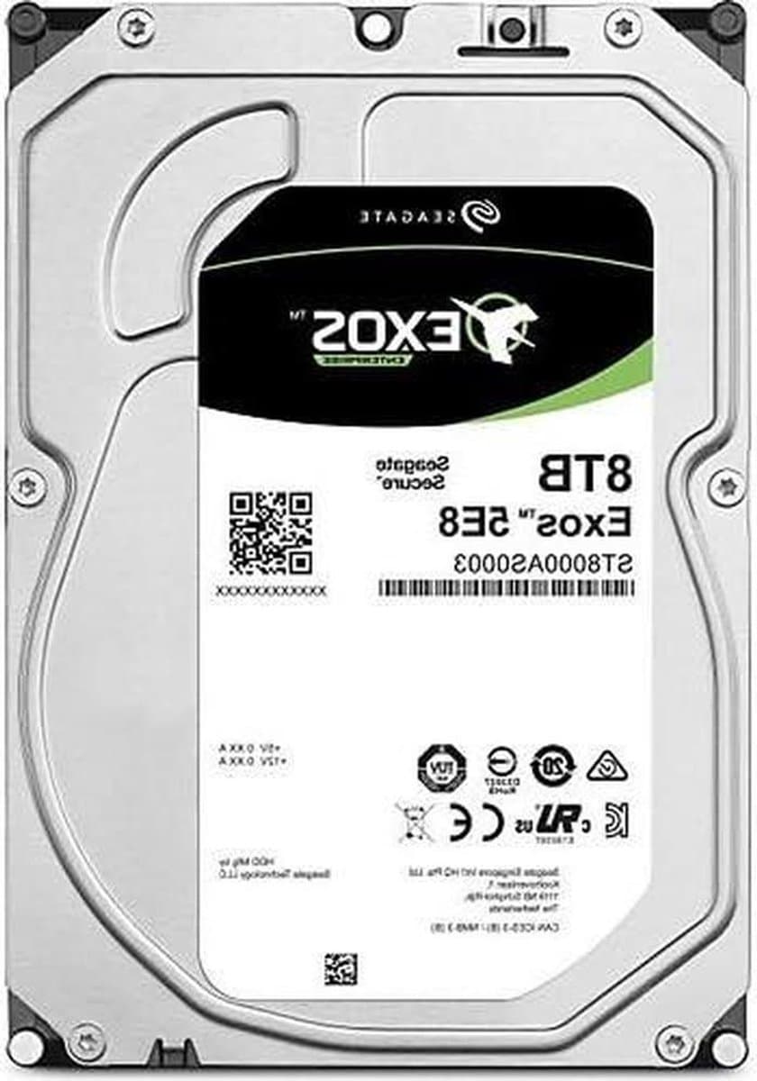 Interne Harde Schijf - Opslagmedium HDD - Archiveren Data - Hoge Betrouwbaarheid - 8TB Capaciteit - Grijs