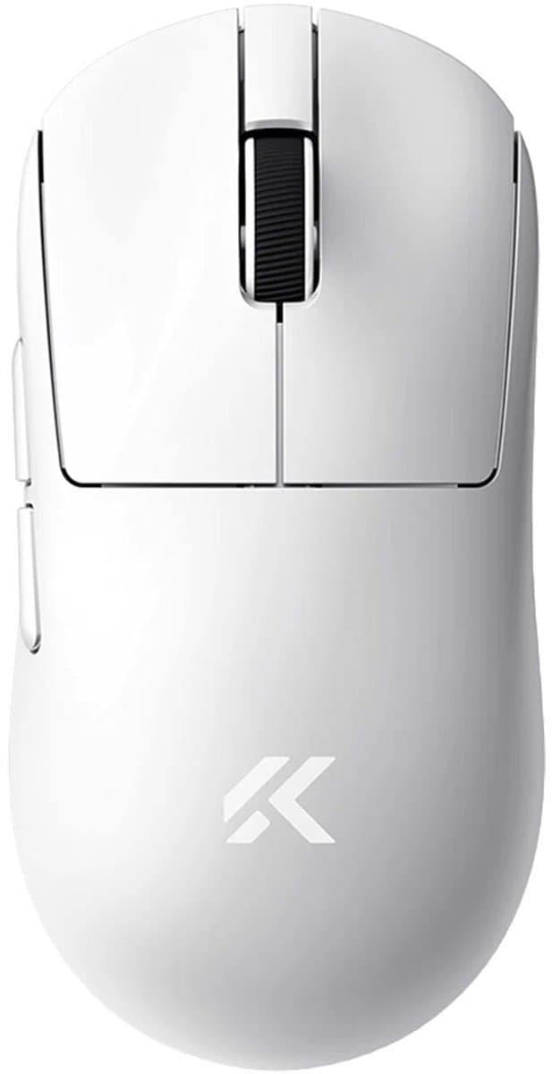 MCHOSE A7 V2 Pro White 8K Hz PAW3395 Sensor Draadloze Symmetrische Gaming Muis (MC-A7V2-2)