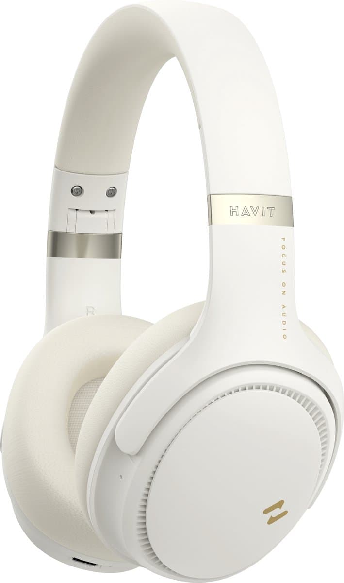 Havit H630BT PRO (Butter-yellow) Hoofdtelefoons Bedraad en draadloos Hoofdband Oproepen/muziek Bluetooth